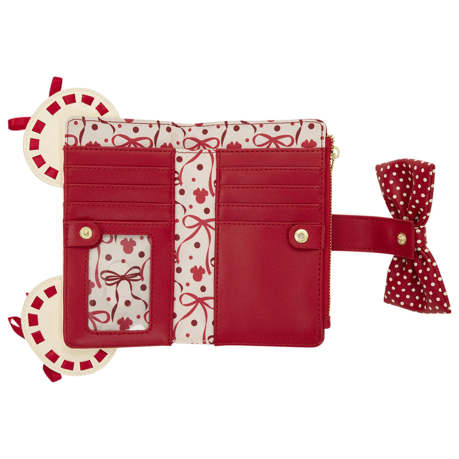 Loungefly Disney Minnie Mouse Rocks the Dots Coquette peněženka fotografii produktu