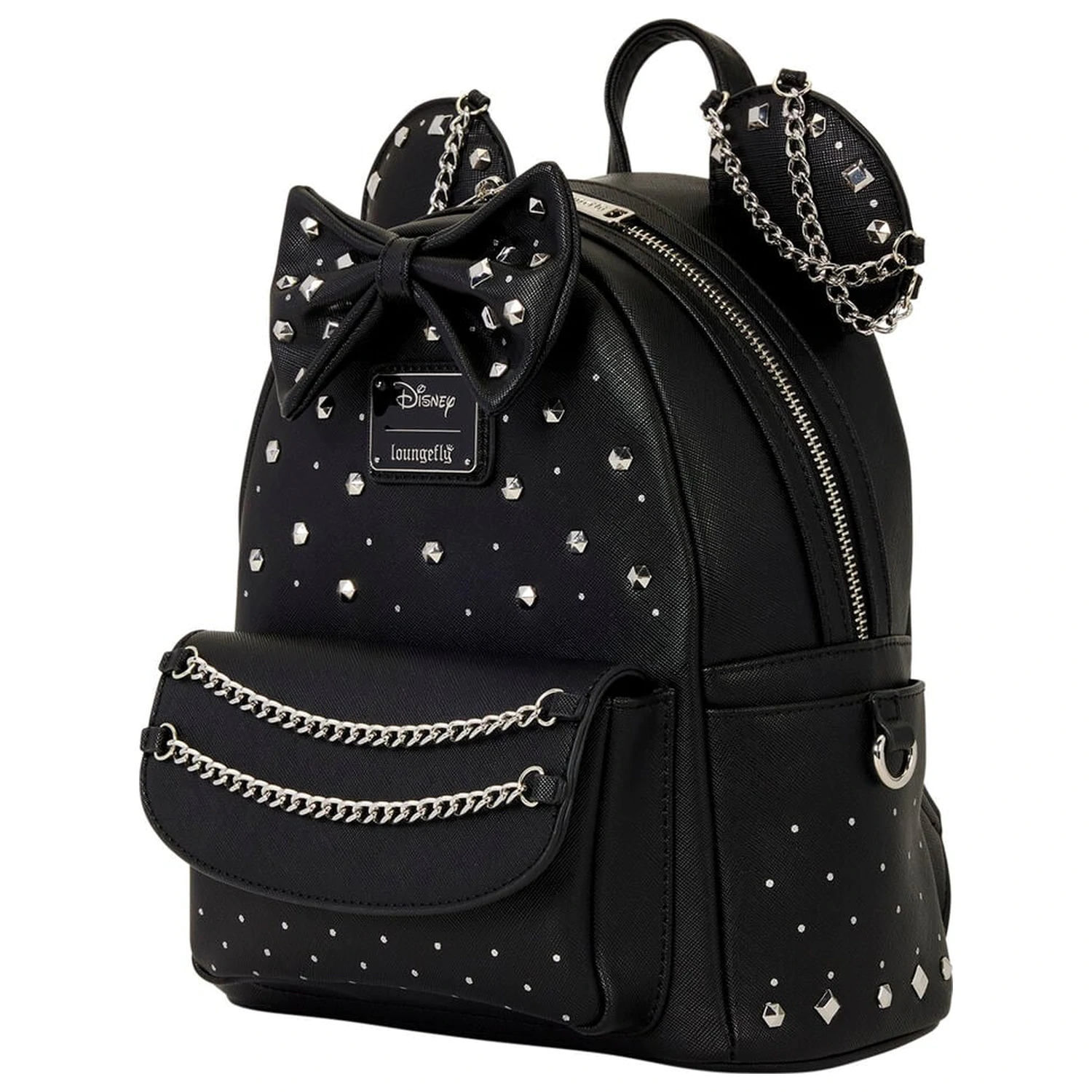 Loungefly Disney Minnie Studs & Chains batoh 26cm fotografii produktu