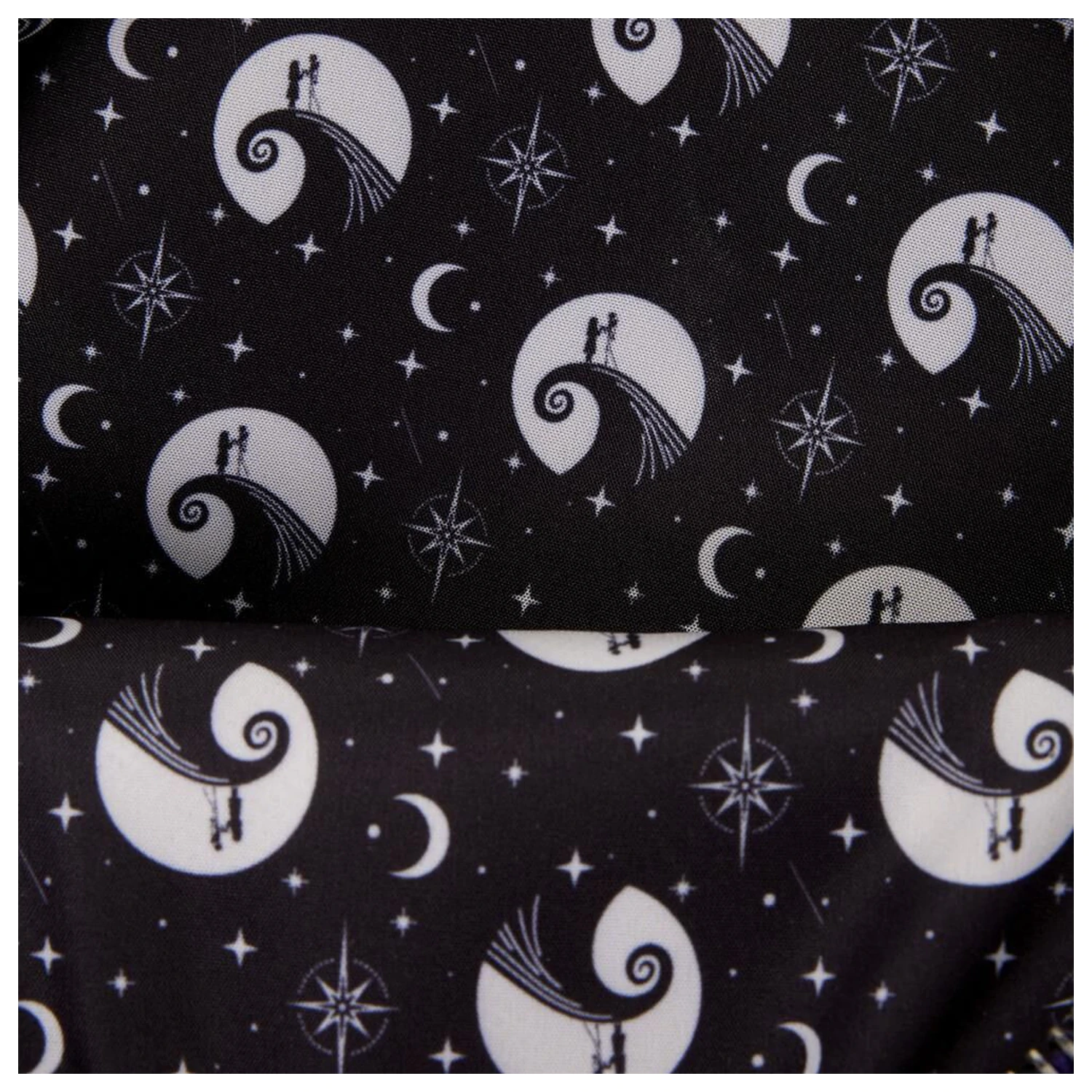 Loungefly Disney Nightmare Before Christmas Jack Skellington & Sally Night Sky batoh 26cm fotografii produktu