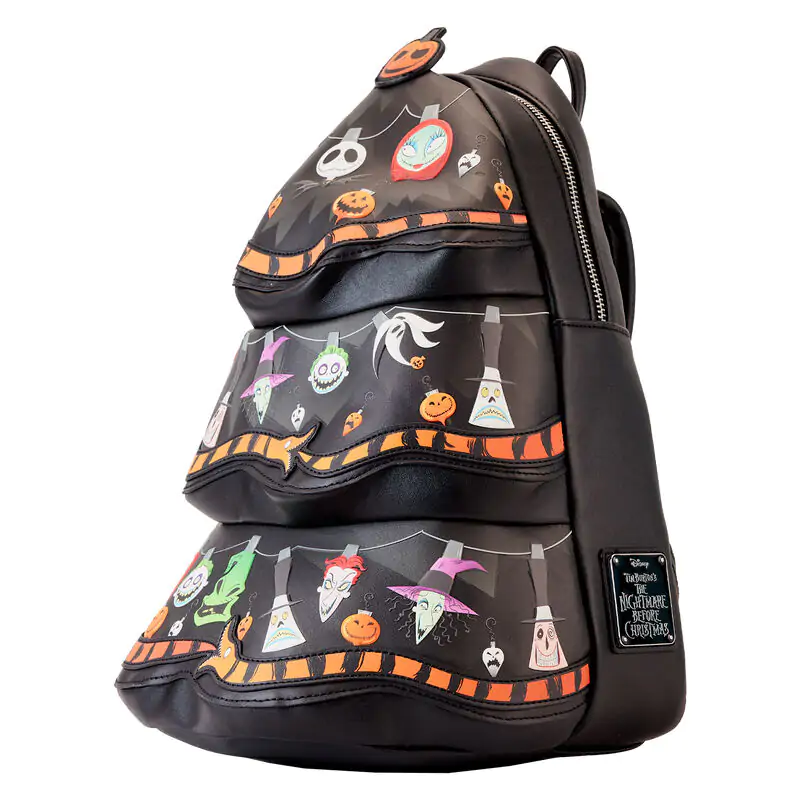 Loungefly Disney Nightmare Before Christmas batoh se světelným řetězem na stromeček 33 cm fotografii produktu