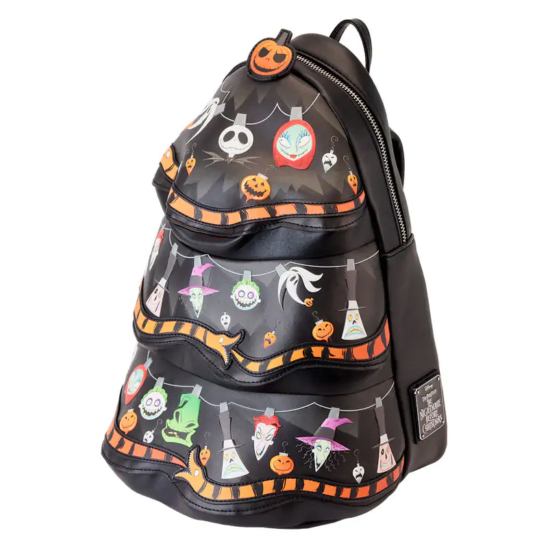 Loungefly Disney Nightmare Before Christmas batoh se světelným řetězem na stromeček 33 cm fotografii produktu