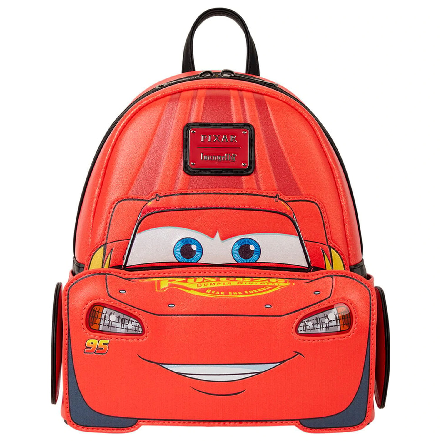 Loungefly Disney Pixar Cars 20th Anniversary Lightning McQueen kovový světelný batoh 26cm fotografii produktu