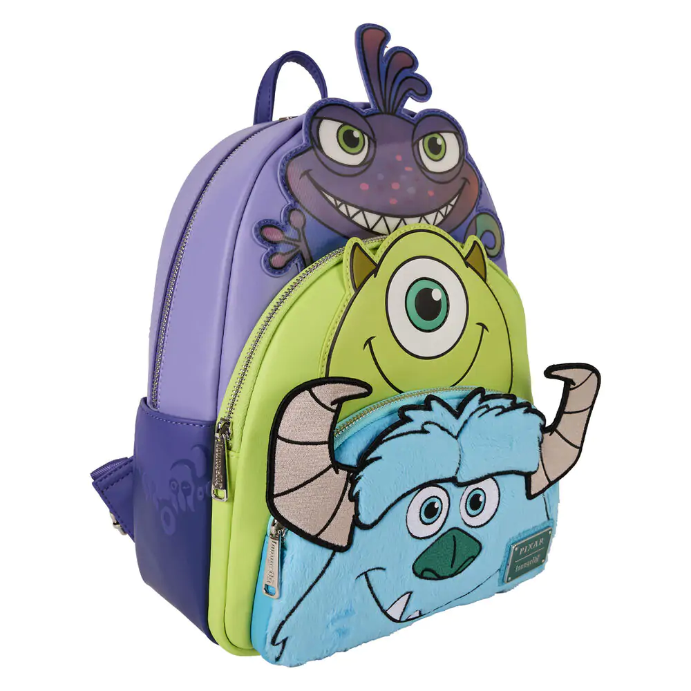 Loungefly Disney Pixar Monsters INC Mike Sully and Randall batoh 31 cm fotografii produktu