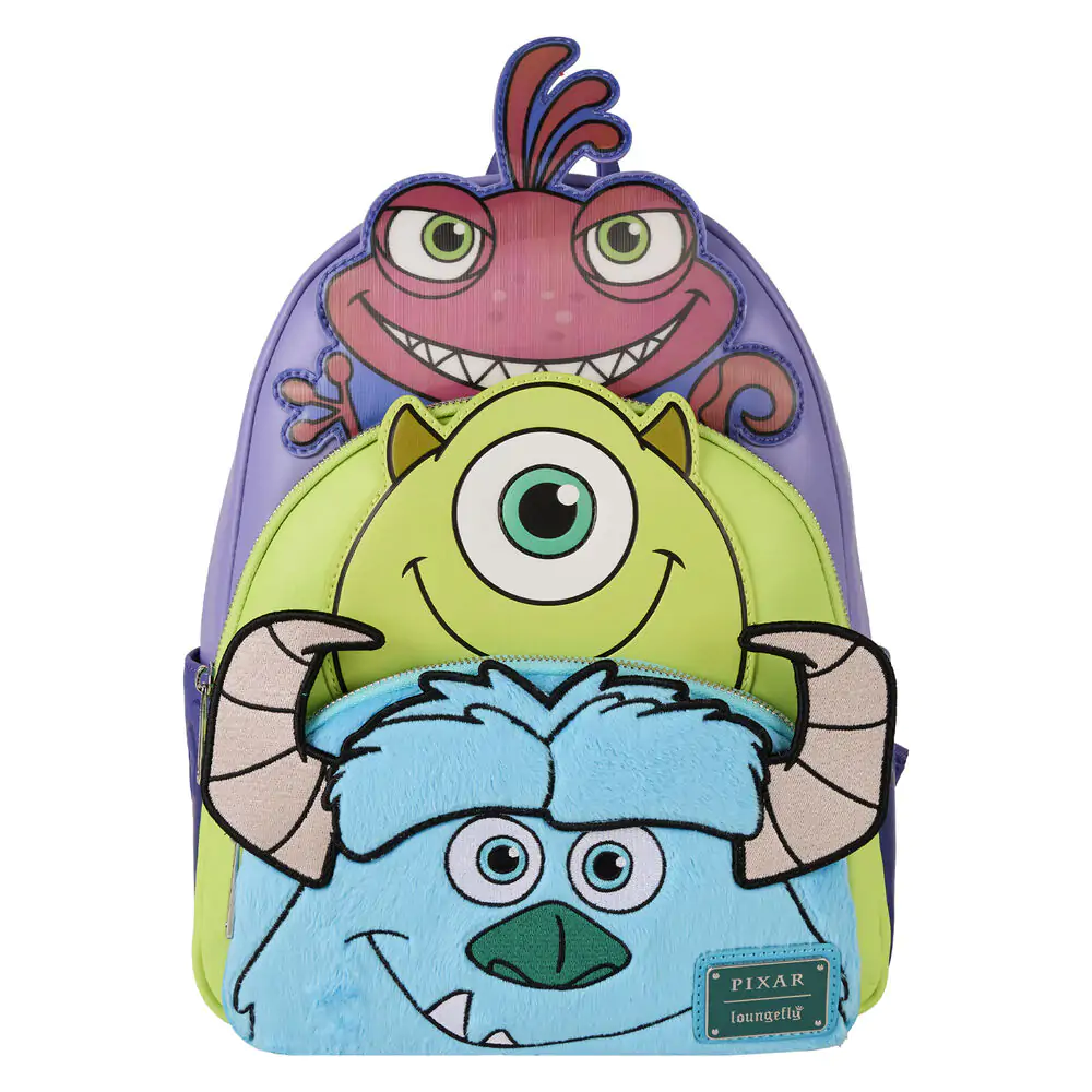 Loungefly Disney Pixar Monsters INC Mike Sully and Randall batoh 31 cm fotografii produktu