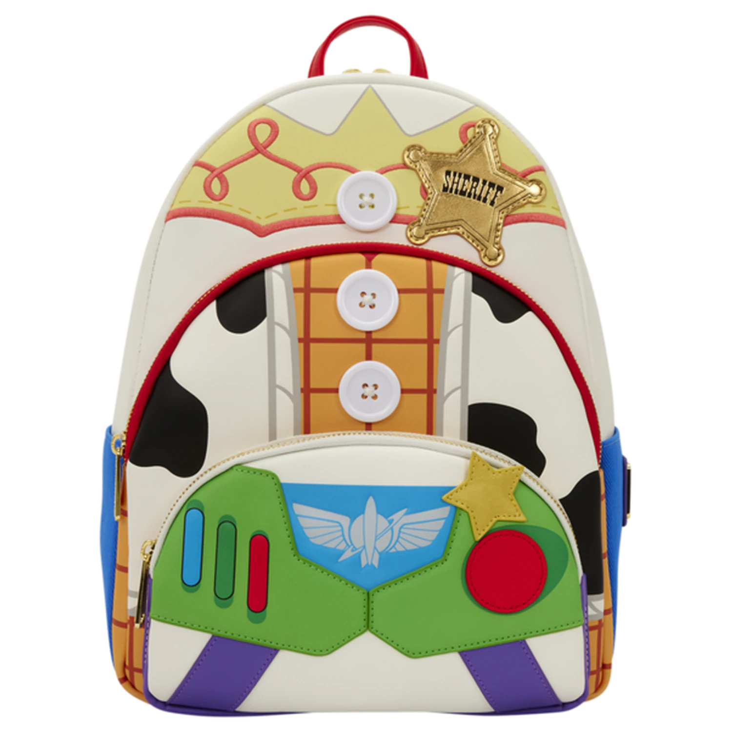 Loungefly Disney Pixar Toy Story 5 Jessie, Woody & Buzz Lightyear batoh 31 cm fotografii produktu