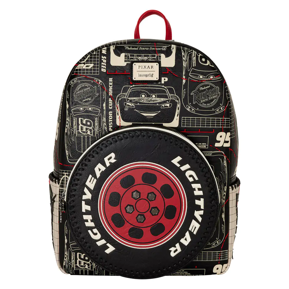 Loungefly Disney Pixar Cars McQueen batoh 43cm fotografii produktu
