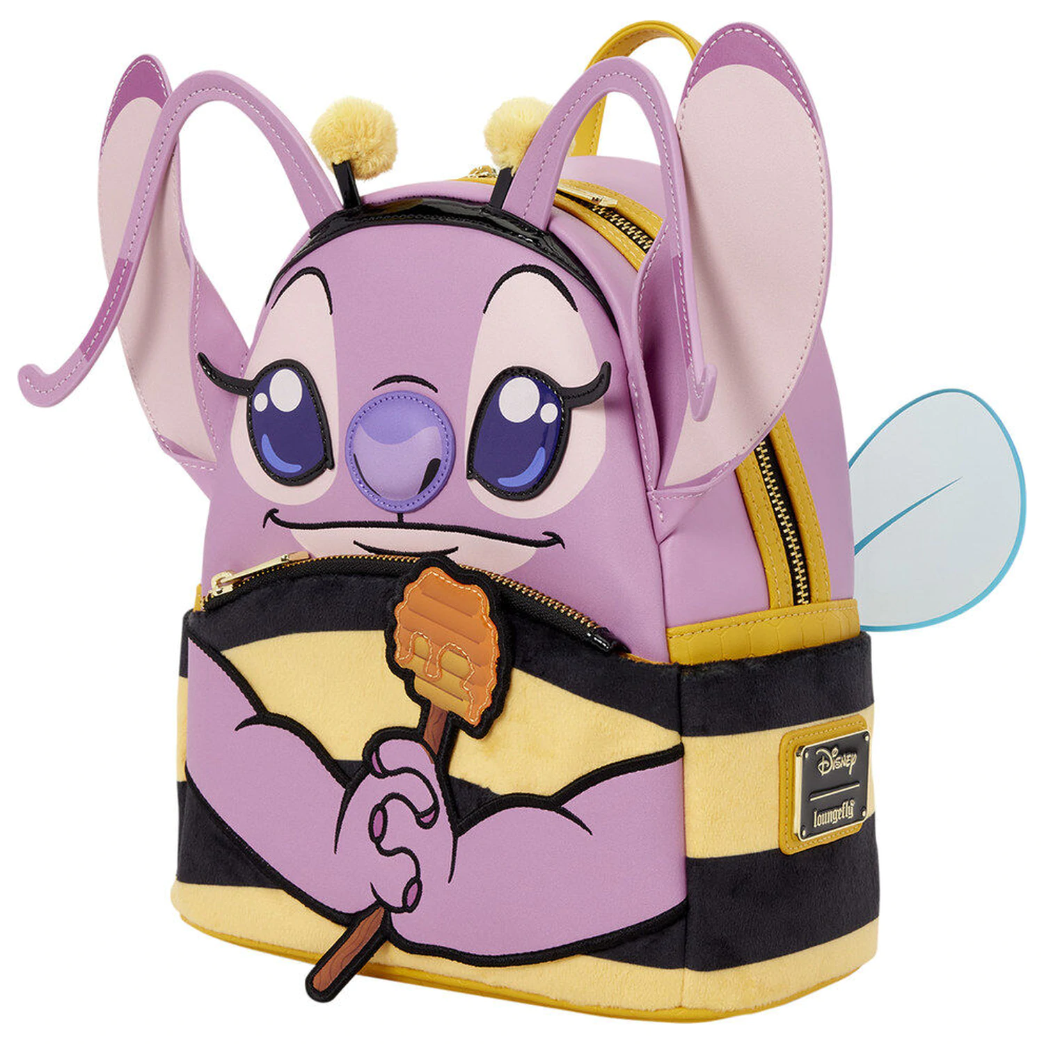 Loungefly Disney Stitch Angel Bumblebee batoh 26cm fotografii produktu