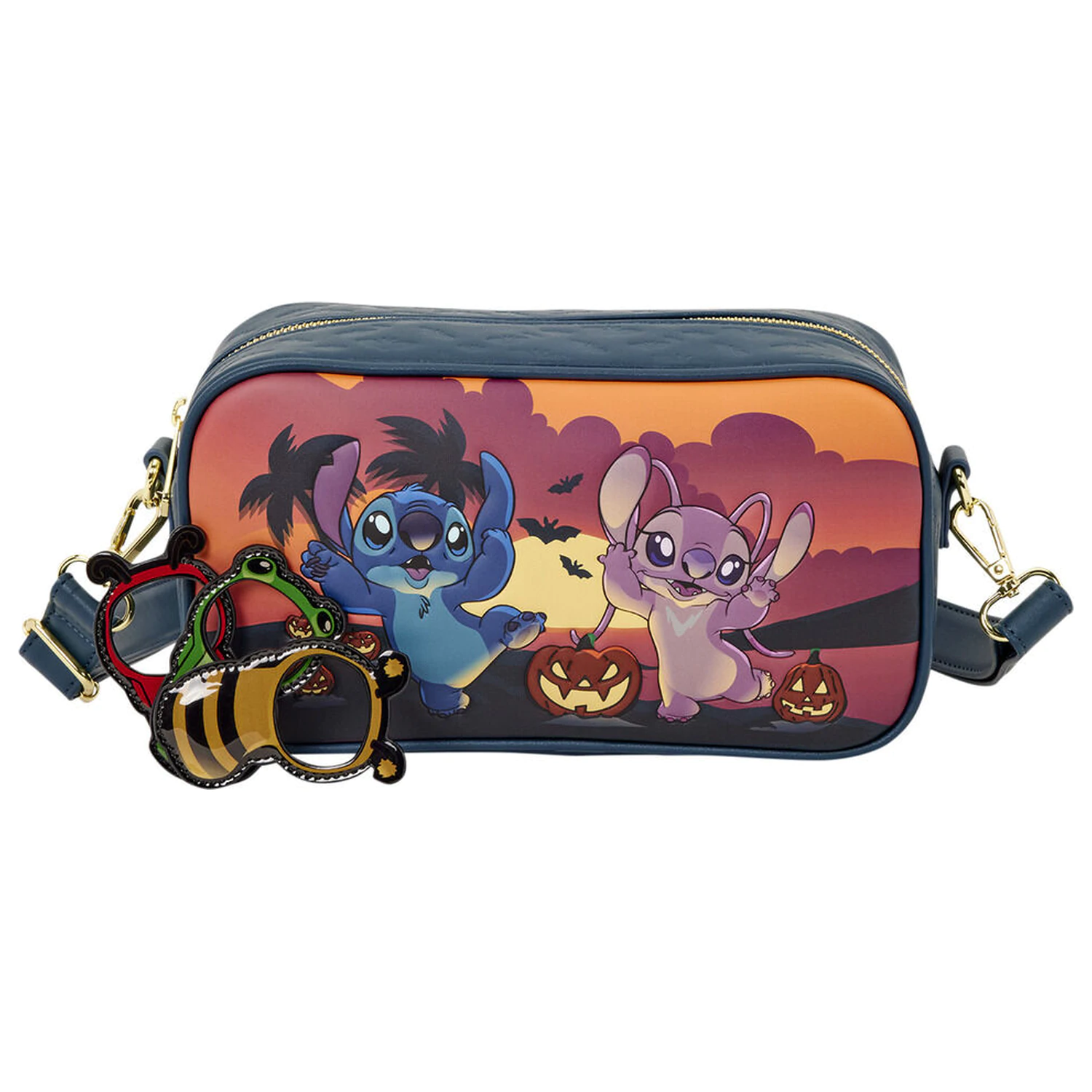 Loungefly Disney Stitch Halloween Angel & Stitch taška přes rameno fotografii produktu