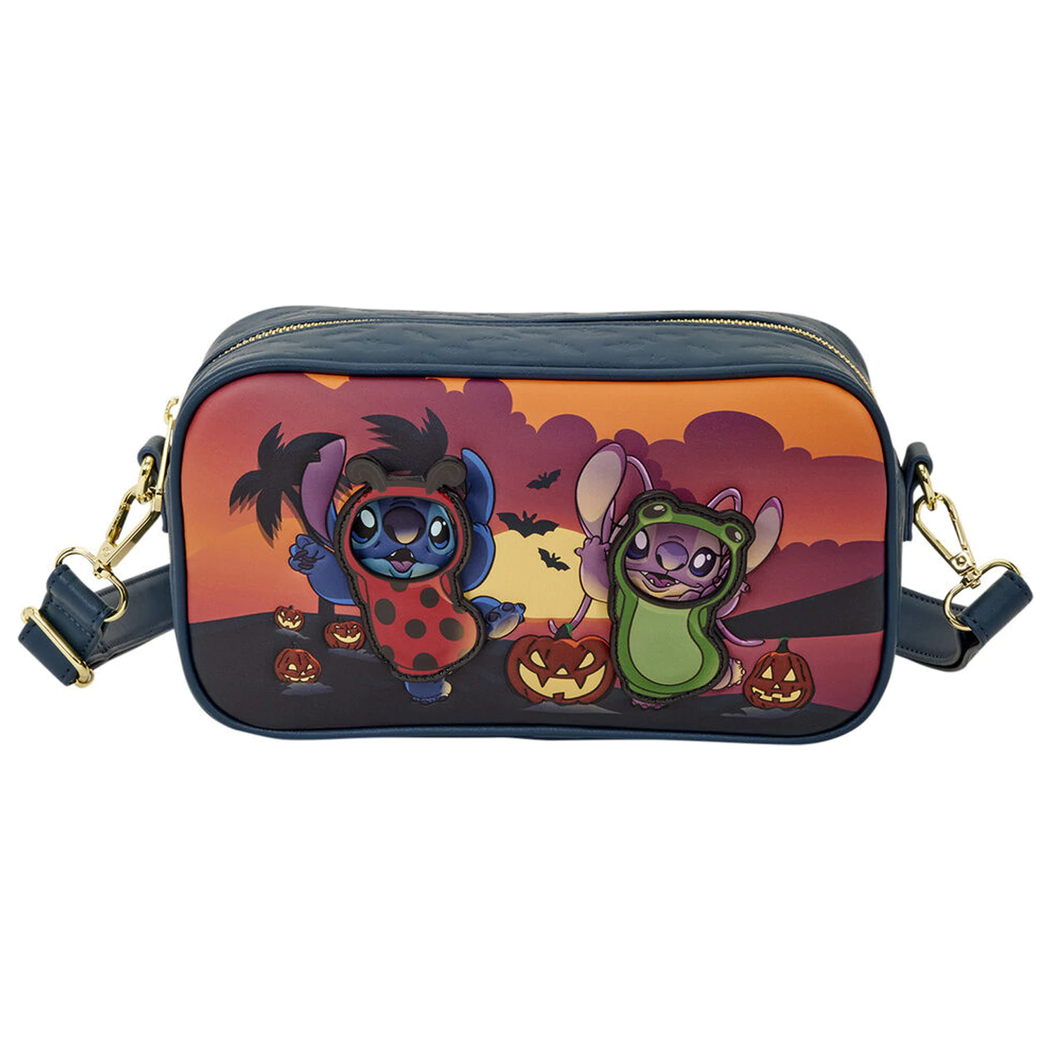 Loungefly Disney Stitch Halloween Angel & Stitch taška přes rameno fotografii produktu