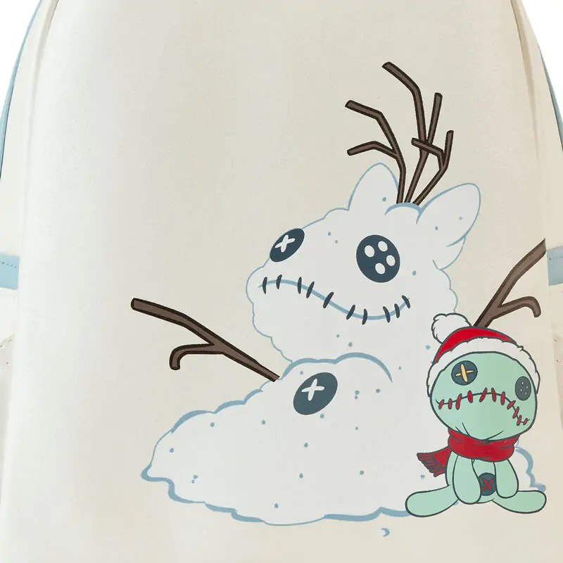 Loungefly Disney Stitch Holiday Snow Angel třpytivý batoh 26cm fotografii produktu