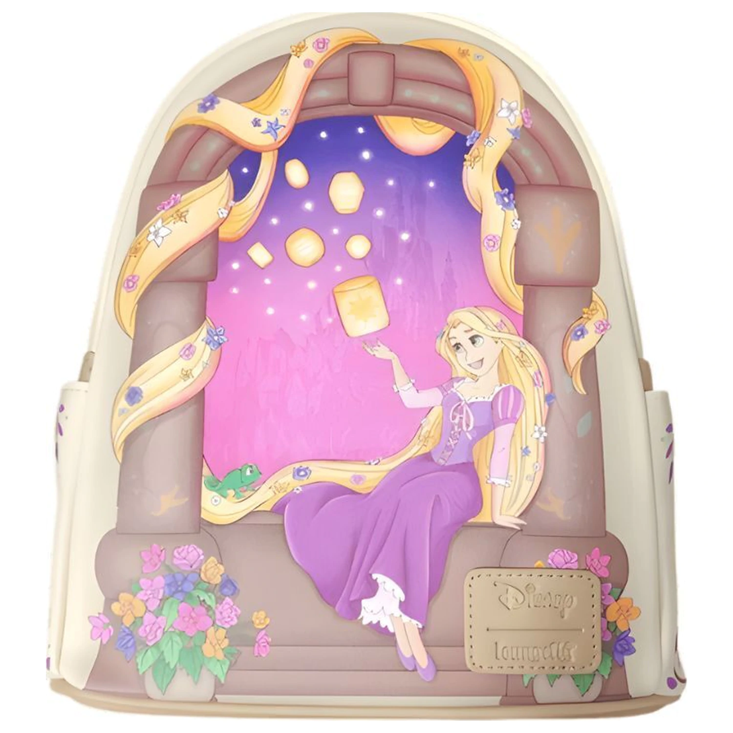 Loungefly Disney Tangled Rapunzel With Lanterns Scene batoh 26cm fotografii produktu