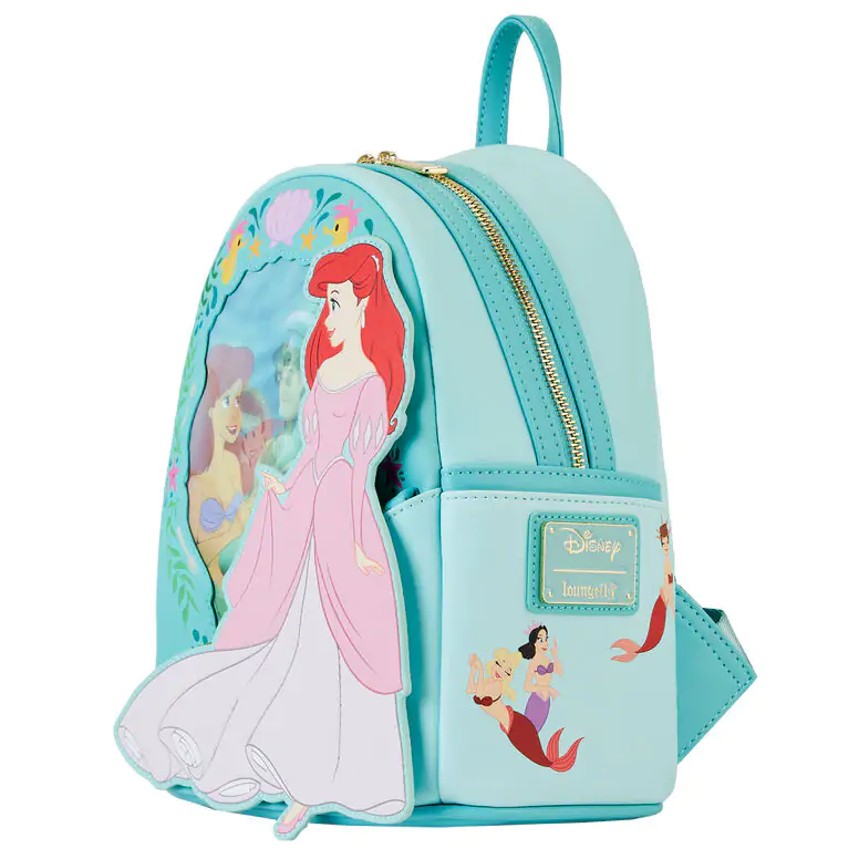 Loungefly Disney The Little Mermaid Ariel Princess Lenticular batoh 26 cm fotografii produktu