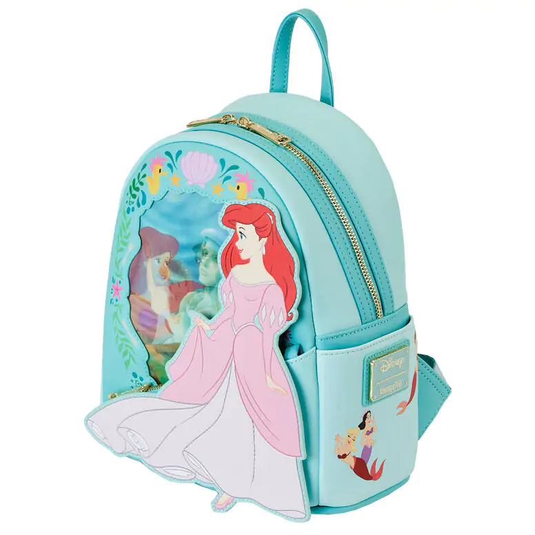Loungefly Disney The Little Mermaid Ariel Princess Lenticular batoh 26 cm fotografii produktu