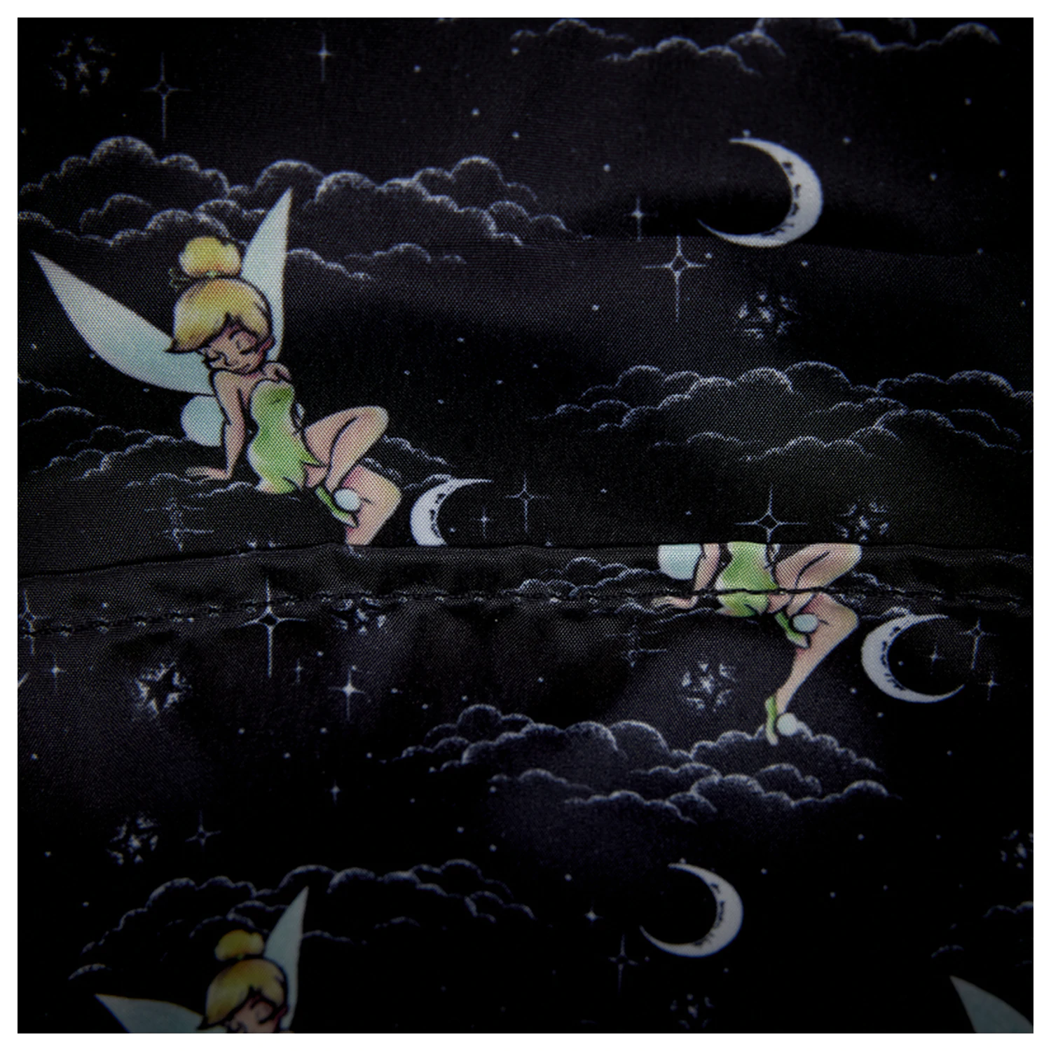 Loungefly Disney Tinker Bell Pixie Dust Velvet batoh 26cm fotografii produktu