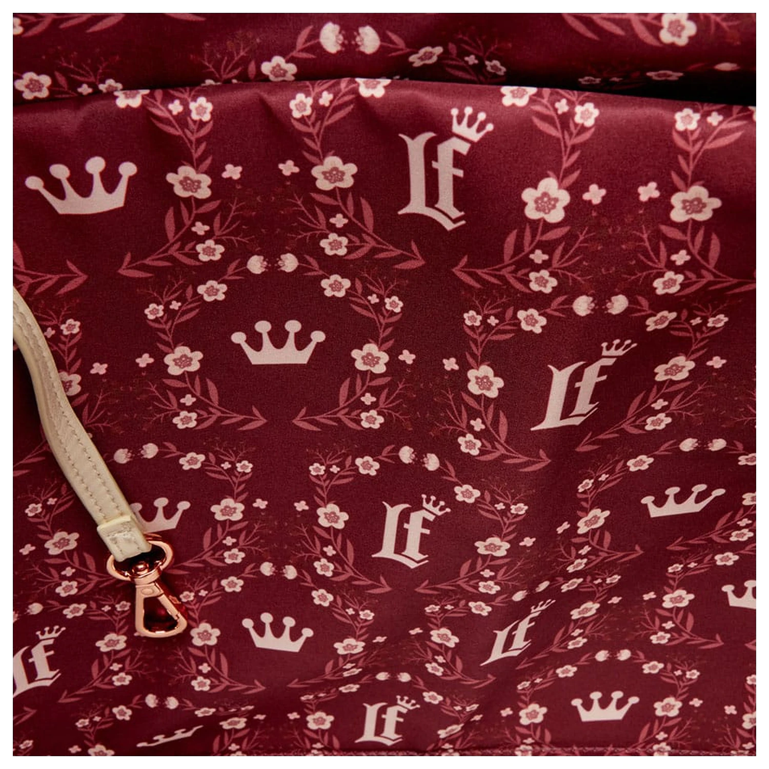 Loungefly Crossbody taška Figural Cream & Red Floral fotografii produktu