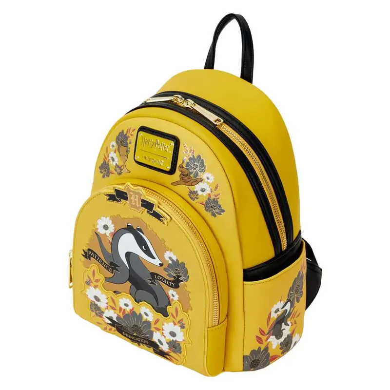 Loungefly Harry Potter Hufflepuff House Květinový batoh 26 cm fotografii produktu