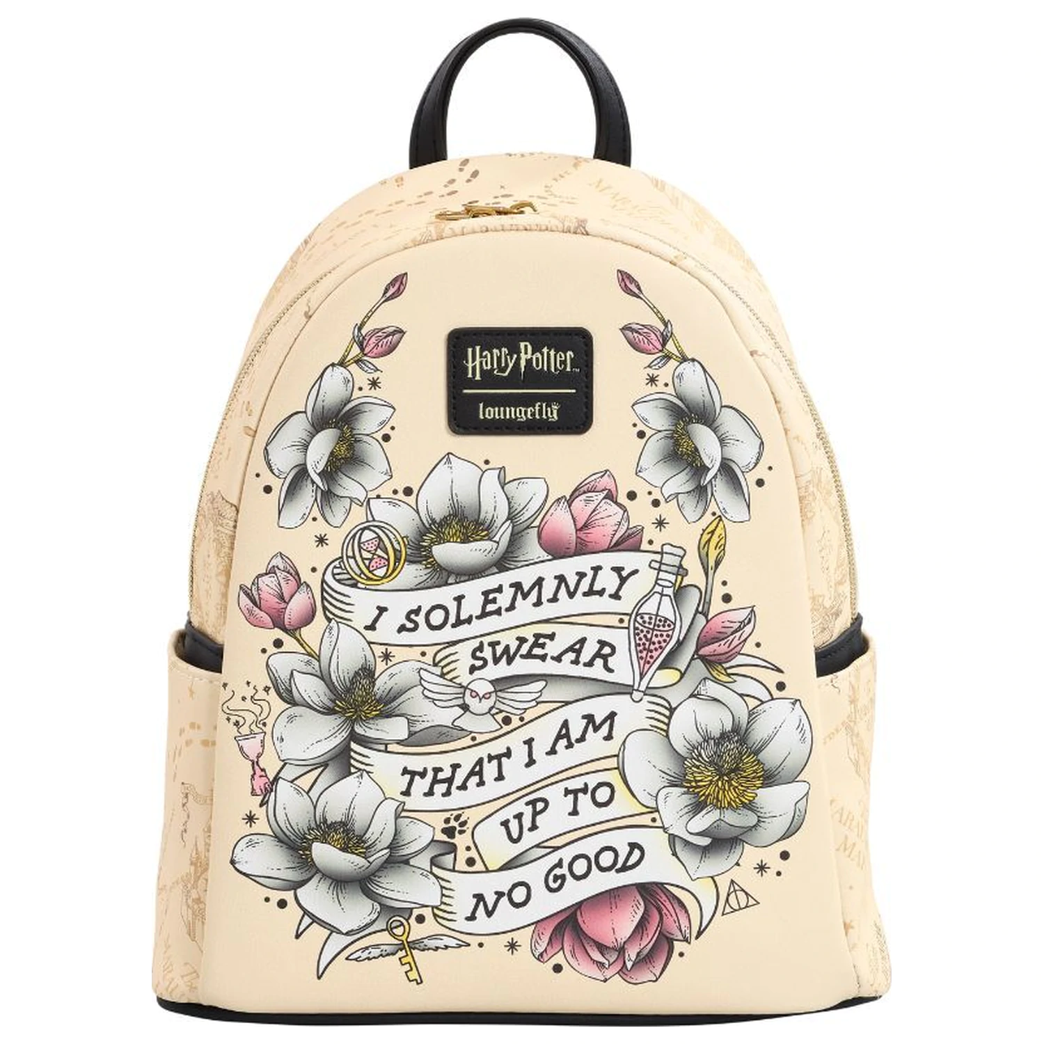 Loungefly Harry Potter Tattoo Art batoh 26cm fotografii produktu