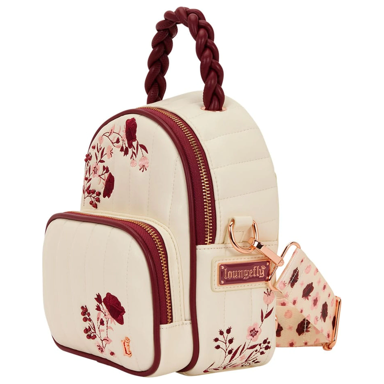 Loungefly Crossbody Bag Ice Cream & Red Floral fotografii produktu