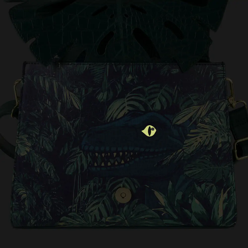 Loungefly Jurassic World Velociraptor taška přes rameno fotografii produktu