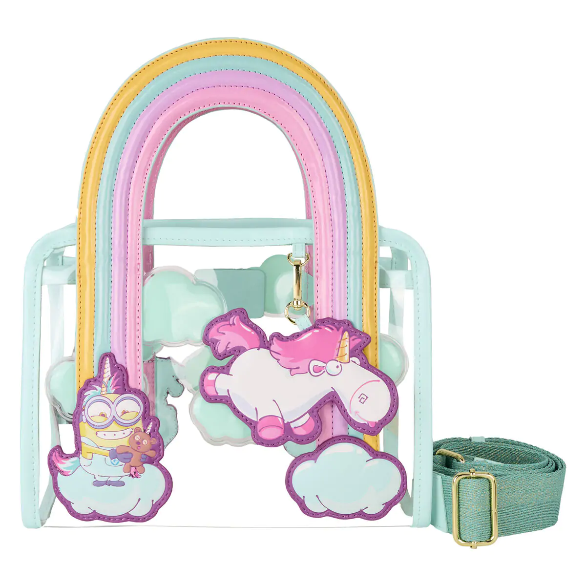 Loungefly Minions Fluffy Unicorn kabelka přes rameno fotografii produktu