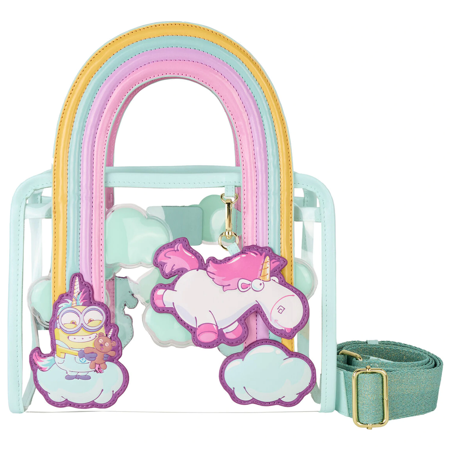 Loungefly Minions Fluffy Unicorn kabelka přes rameno fotografii produktu