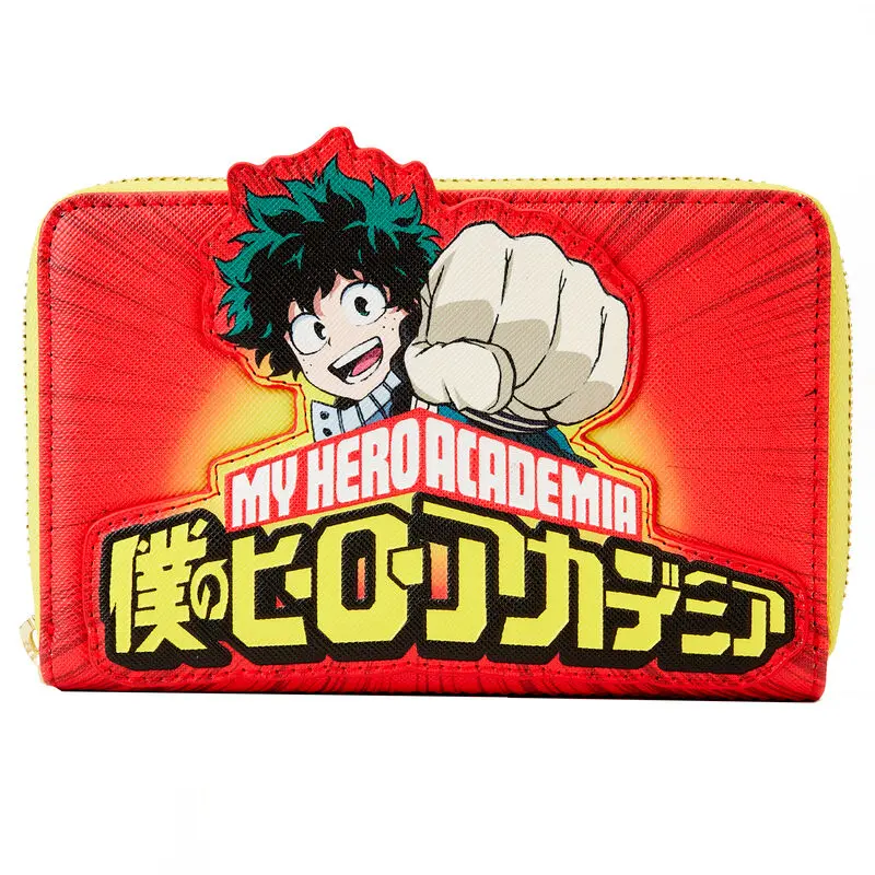 Loungefly My Hero Academia My Hero Academia Izuku peněženka s úderem fotografii produktu