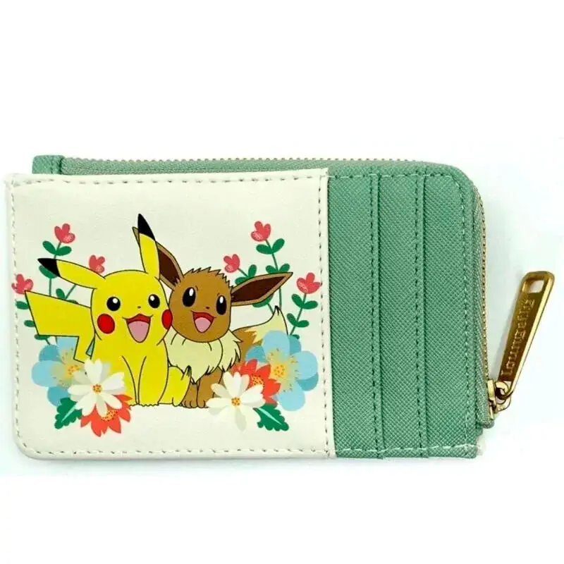 Loungefly Pikachu & Eevee Floral držitel na karty fotografii produktu