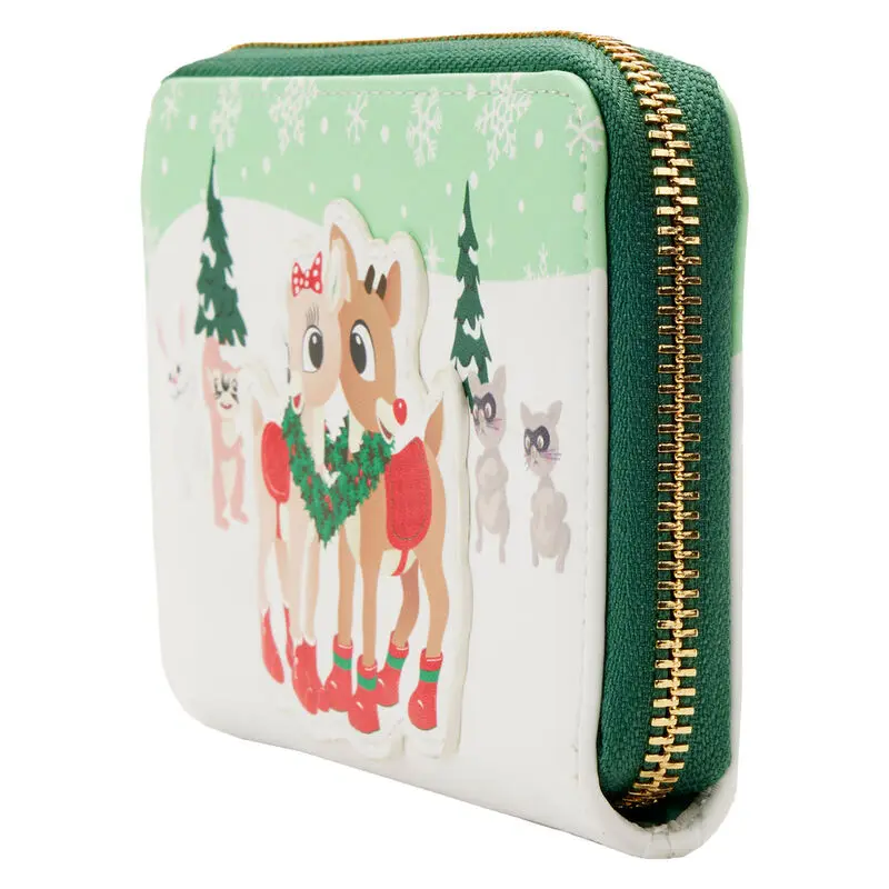 Loungefly Rudolph the Red-Nosed Reindeer Merry Couple peněženka fotografii produktu