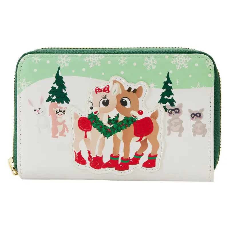 Loungefly Rudolph the Red-Nosed Reindeer Merry Couple peněženka fotografii produktu