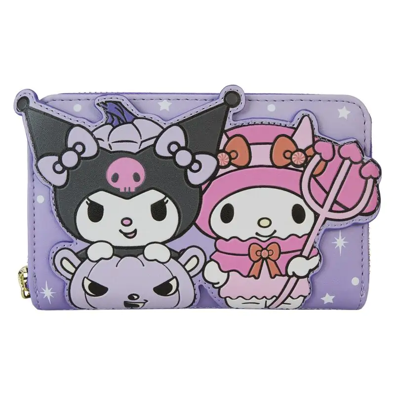 Loungefly Sanrio Kuromi dýňová peněženka fotografii produktu