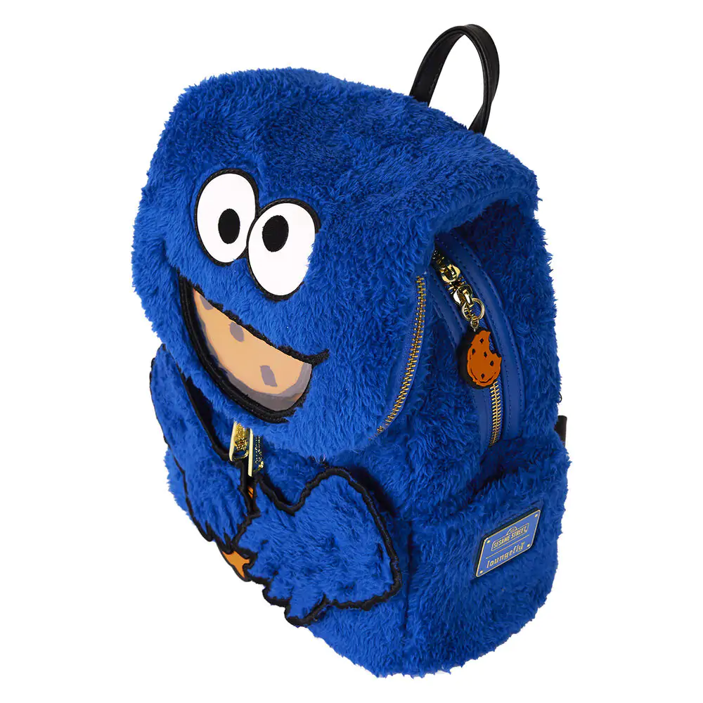 Loungefly Sesame Street Cookie Monster Plyšový batoh + peněženka fotografii produktu