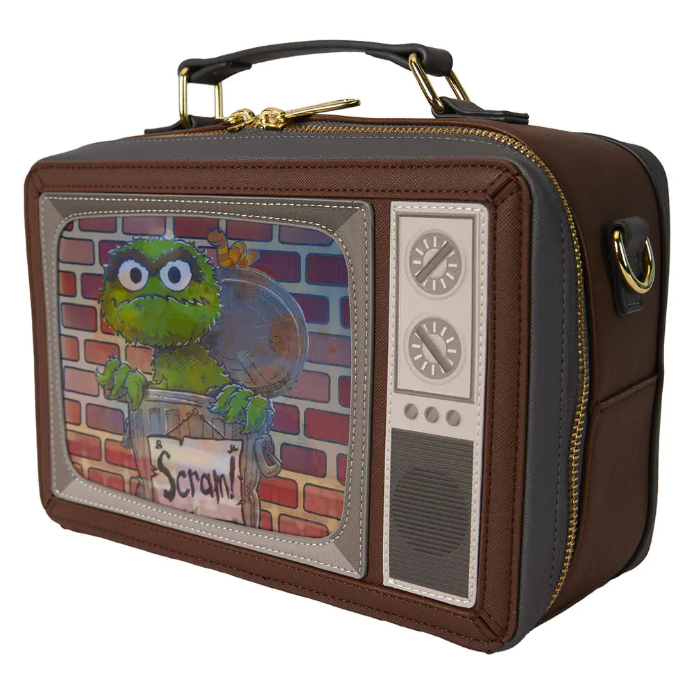 Loungefly Sesame Street Retro TV Lenticular taška přes rameno fotografii produktu