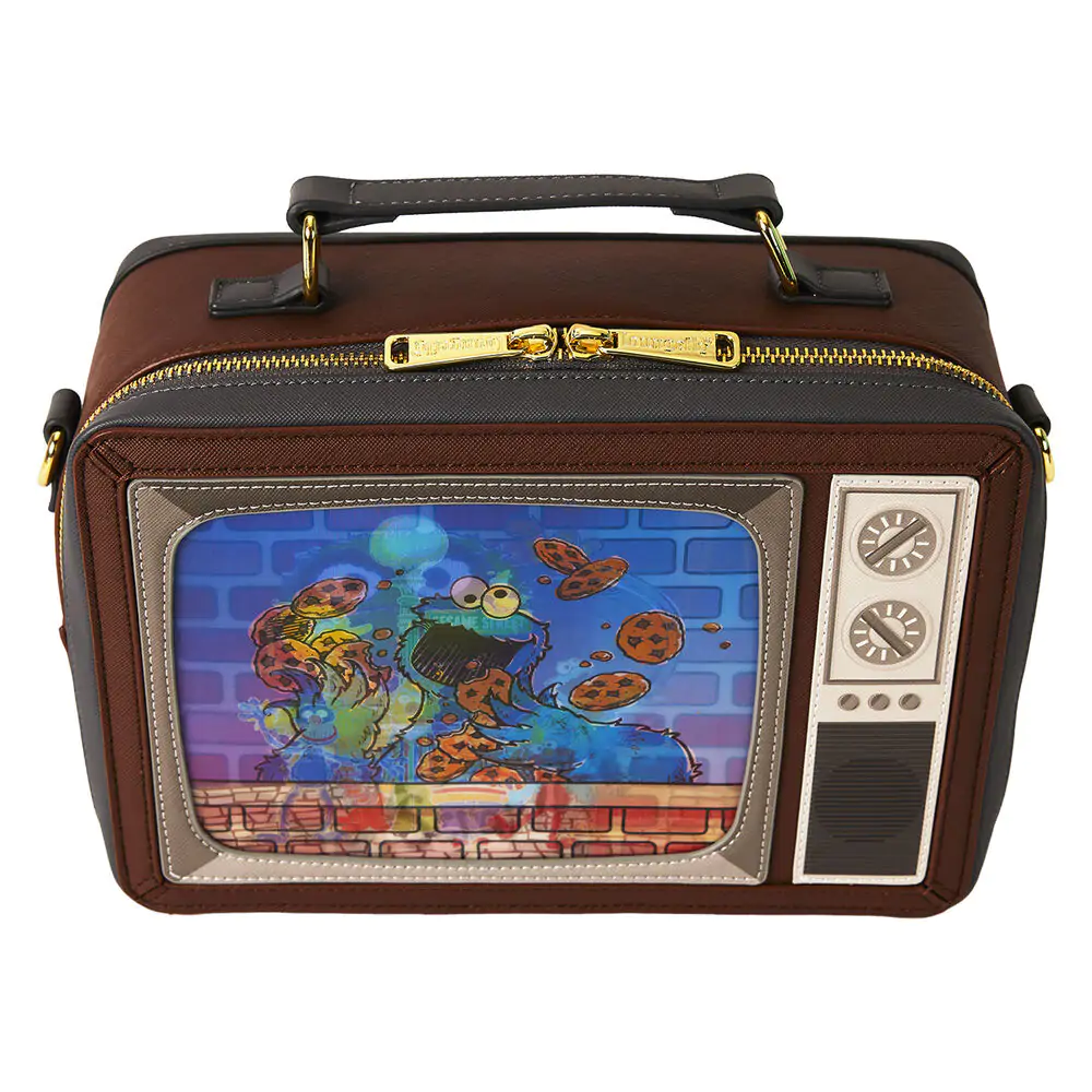 Loungefly Sesame Street Retro TV Lenticular taška přes rameno fotografii produktu