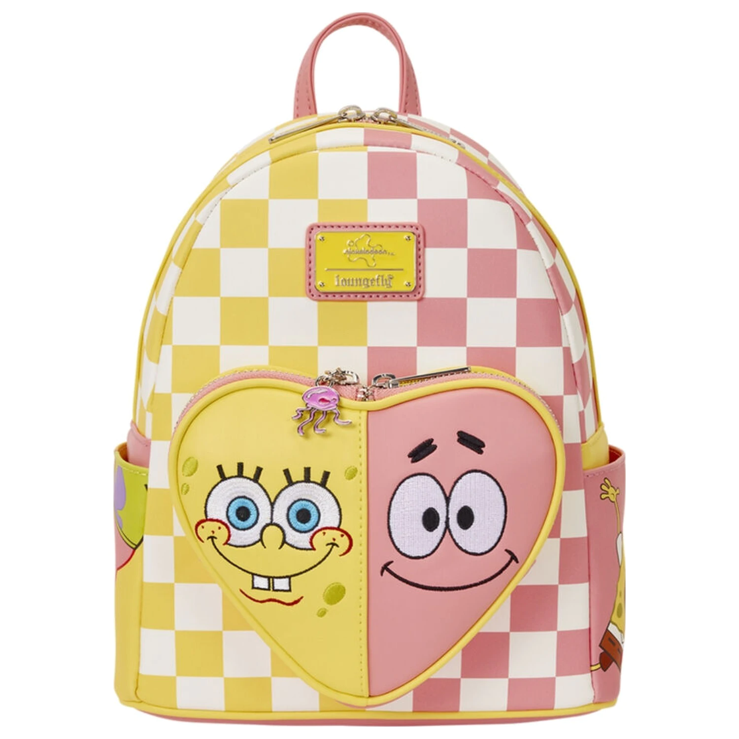 Loungefly SpongeBob SquarePants & Patrick Star Checkered batoh 26cm fotografii produktu