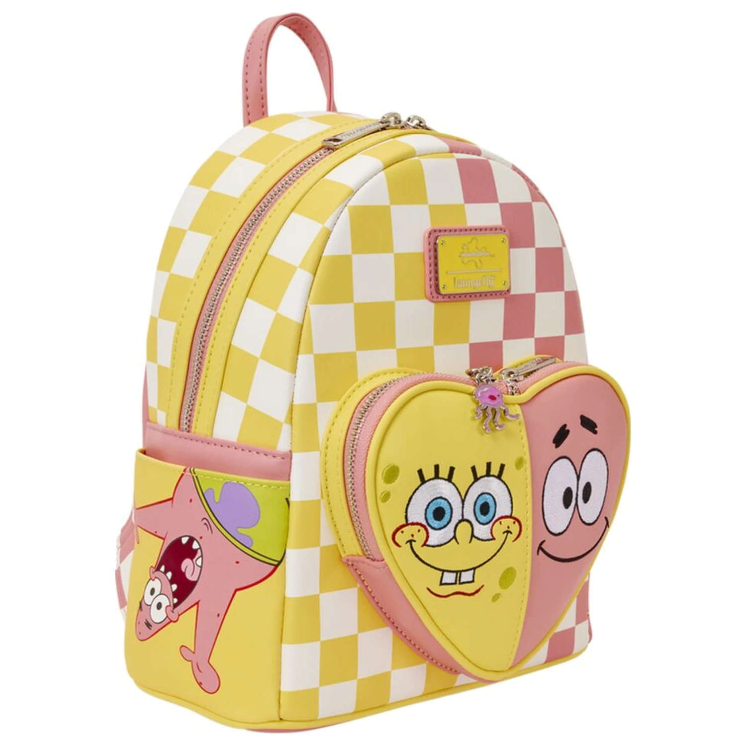 Loungefly SpongeBob SquarePants & Patrick Star Checkered batoh 26cm fotografii produktu