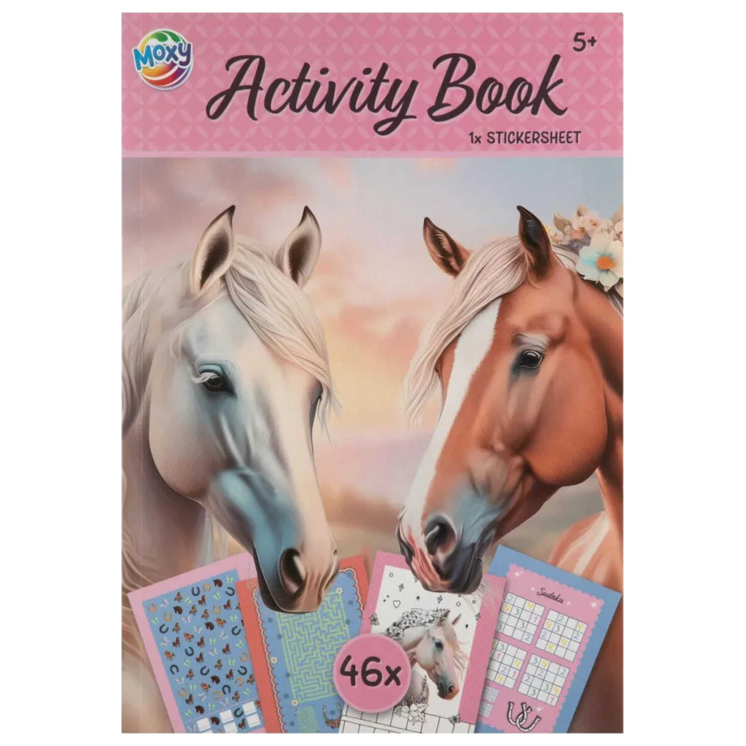 Horseman's Sada aktivit Podkovy, 46stránková kniha aktivit fotografii produktu