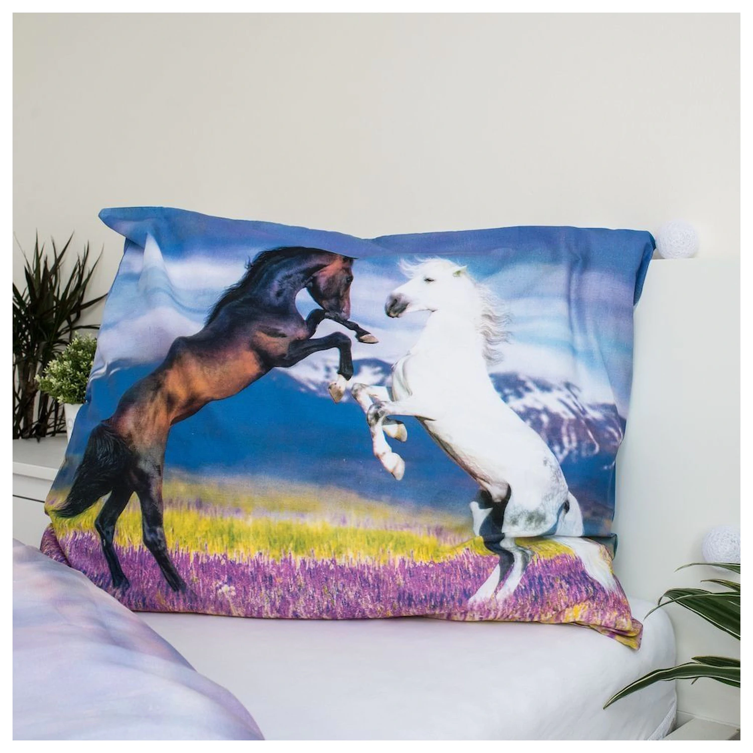 Lovas White Meadow povlak na přikrývku fotografii produktu