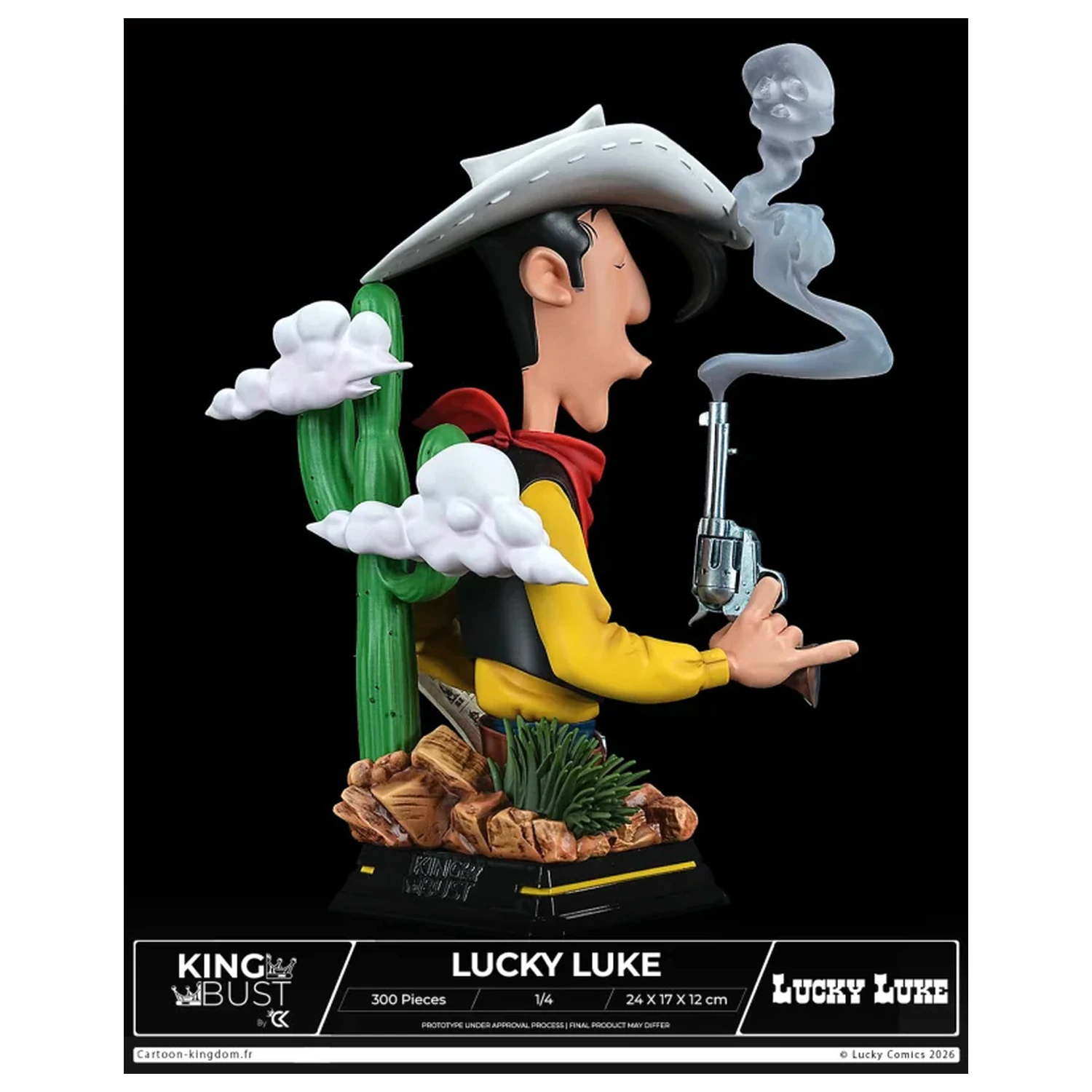 Lucky Luke King busta 1/4 24 cm fotografii produktu