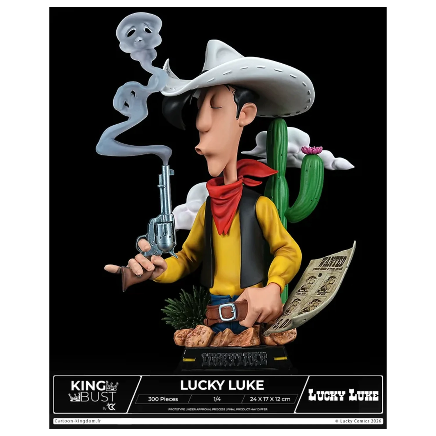 Lucky Luke King busta 1/4 24 cm fotografii produktu