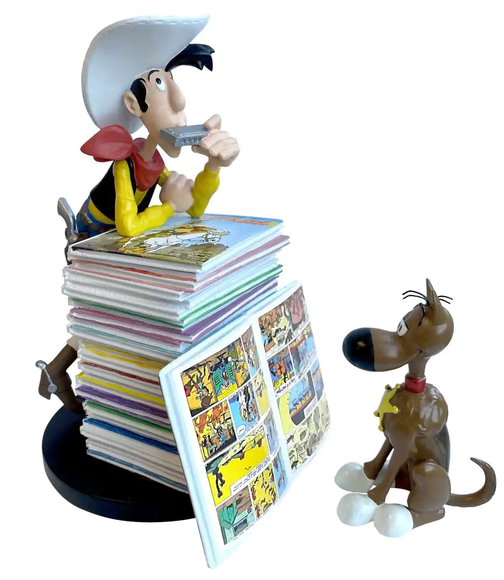 Lucky Luke: Lucky Luke a Rantanplan Stoh komiksů Sběratelská figurka fotografii produktu
