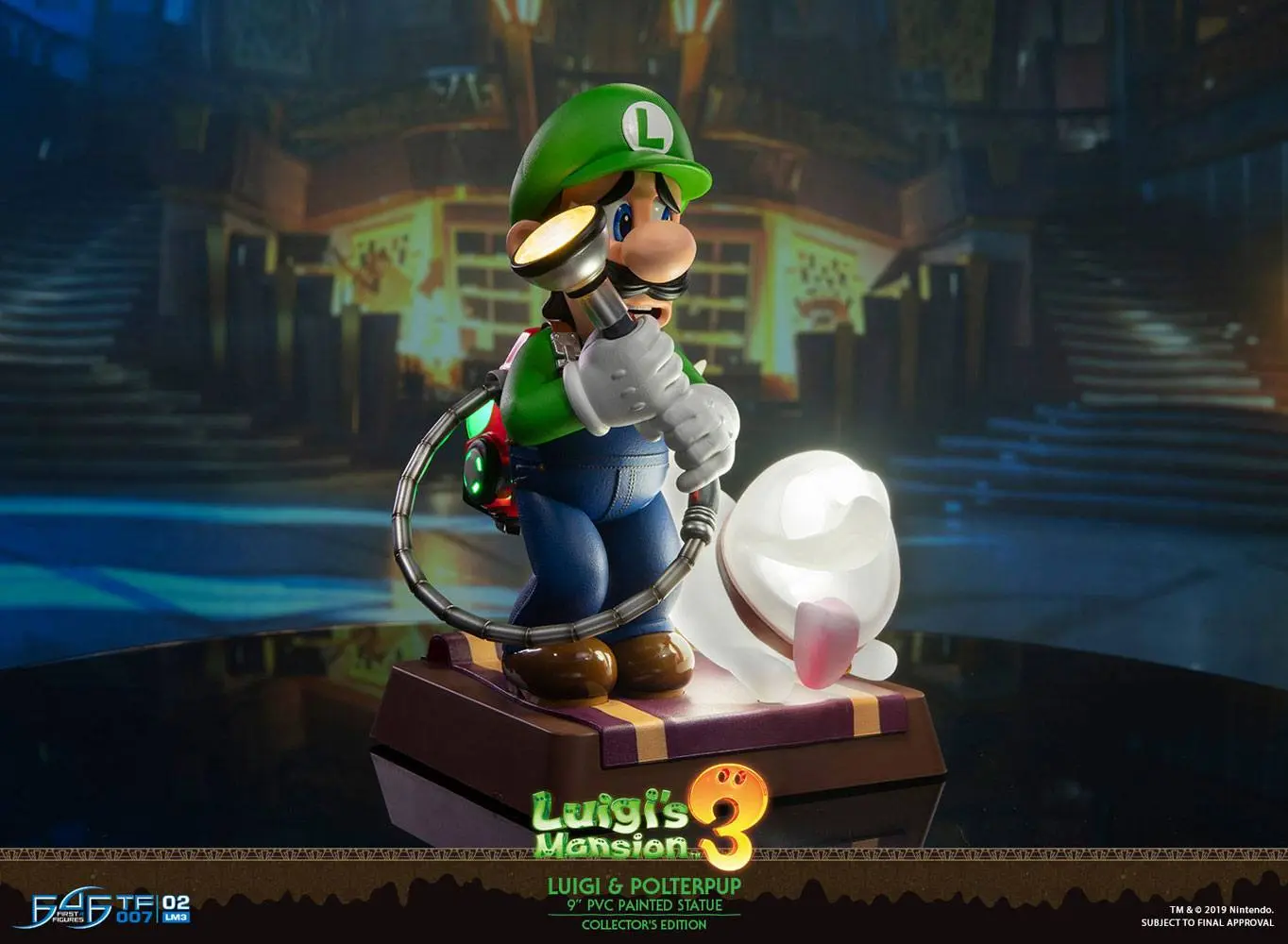 Luigi's Mansion 3 PVC soška Luigi & Polterpup Collector's Edition 23 cm fotografii produktu