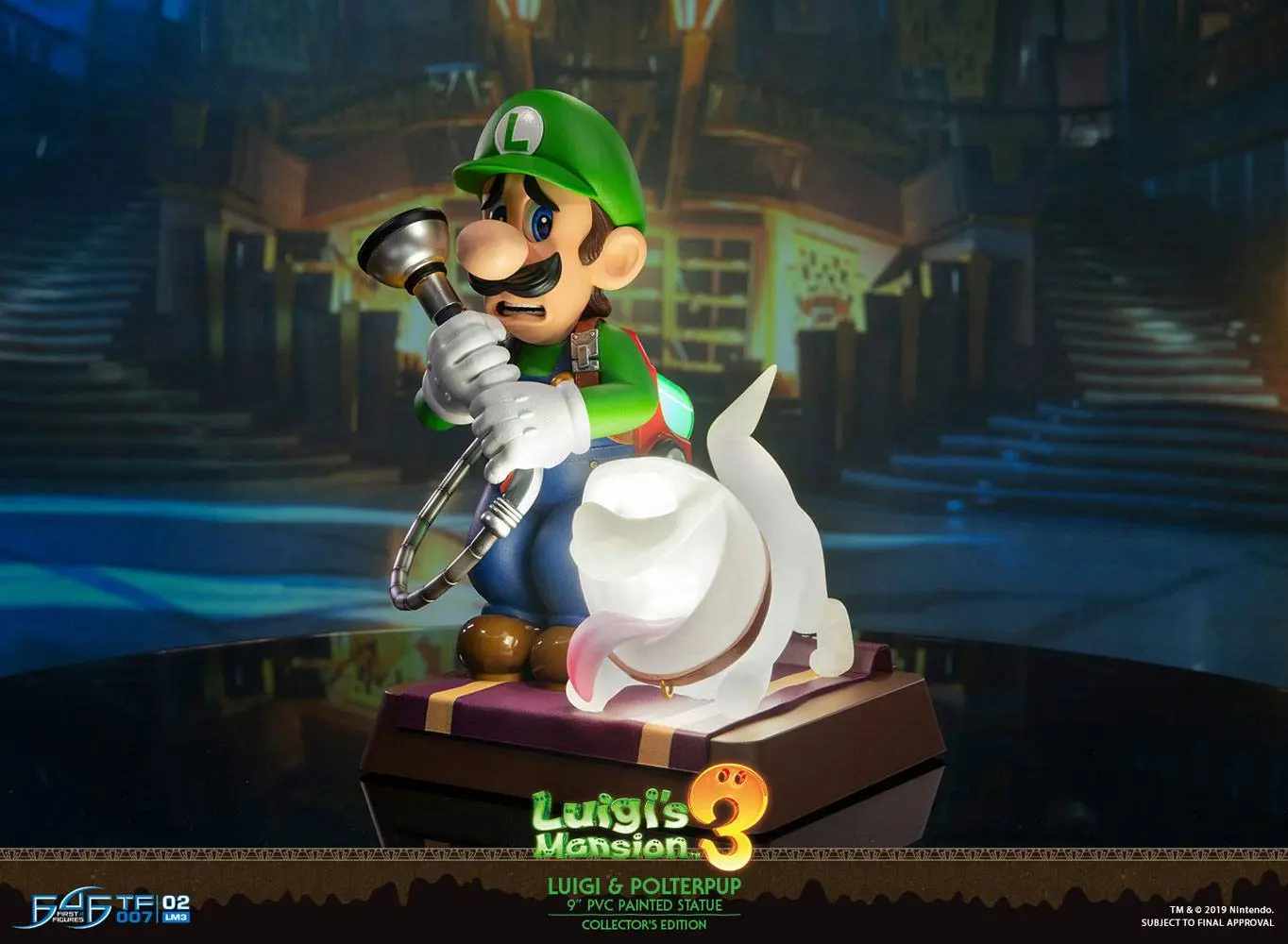 Luigi's Mansion 3 PVC soška Luigi & Polterpup Collector's Edition 23 cm fotografii produktu