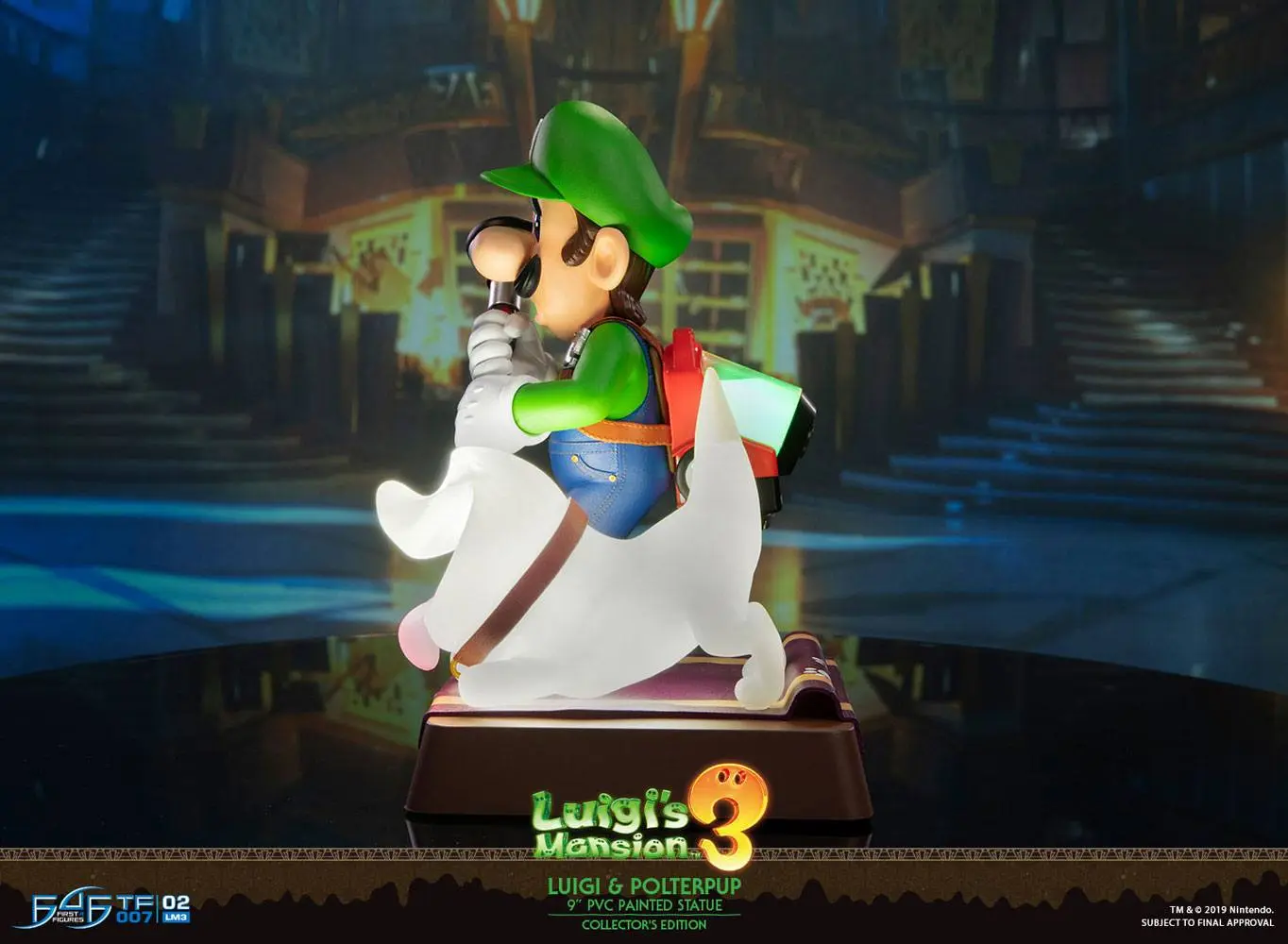 Luigi's Mansion 3 PVC soška Luigi & Polterpup Collector's Edition 23 cm fotografii produktu