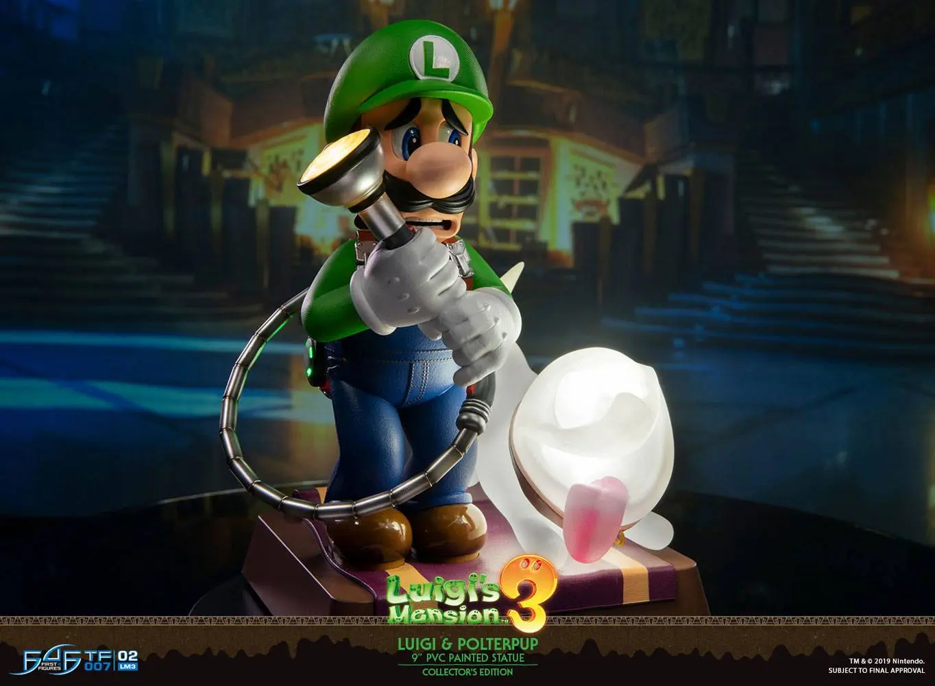 Luigi's Mansion 3 PVC soška Luigi & Polterpup Collector's Edition 23 cm fotografii produktu