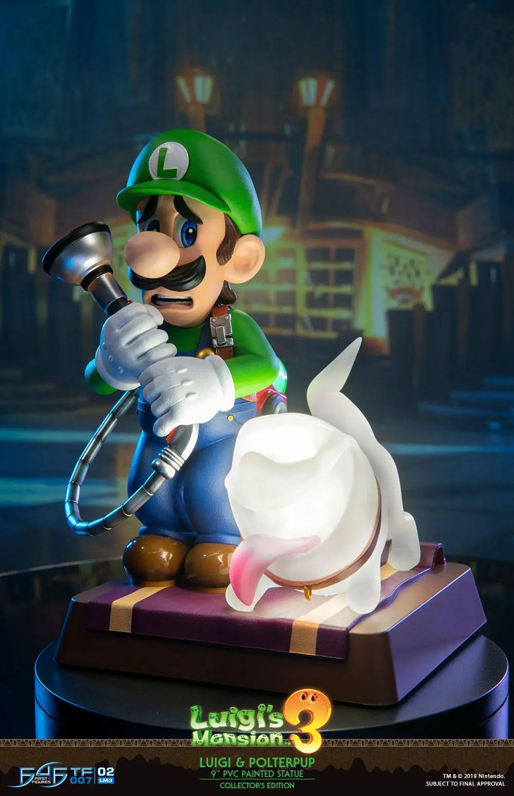 Luigi's Mansion 3 PVC soška Luigi & Polterpup Collector's Edition 23 cm fotografii produktu