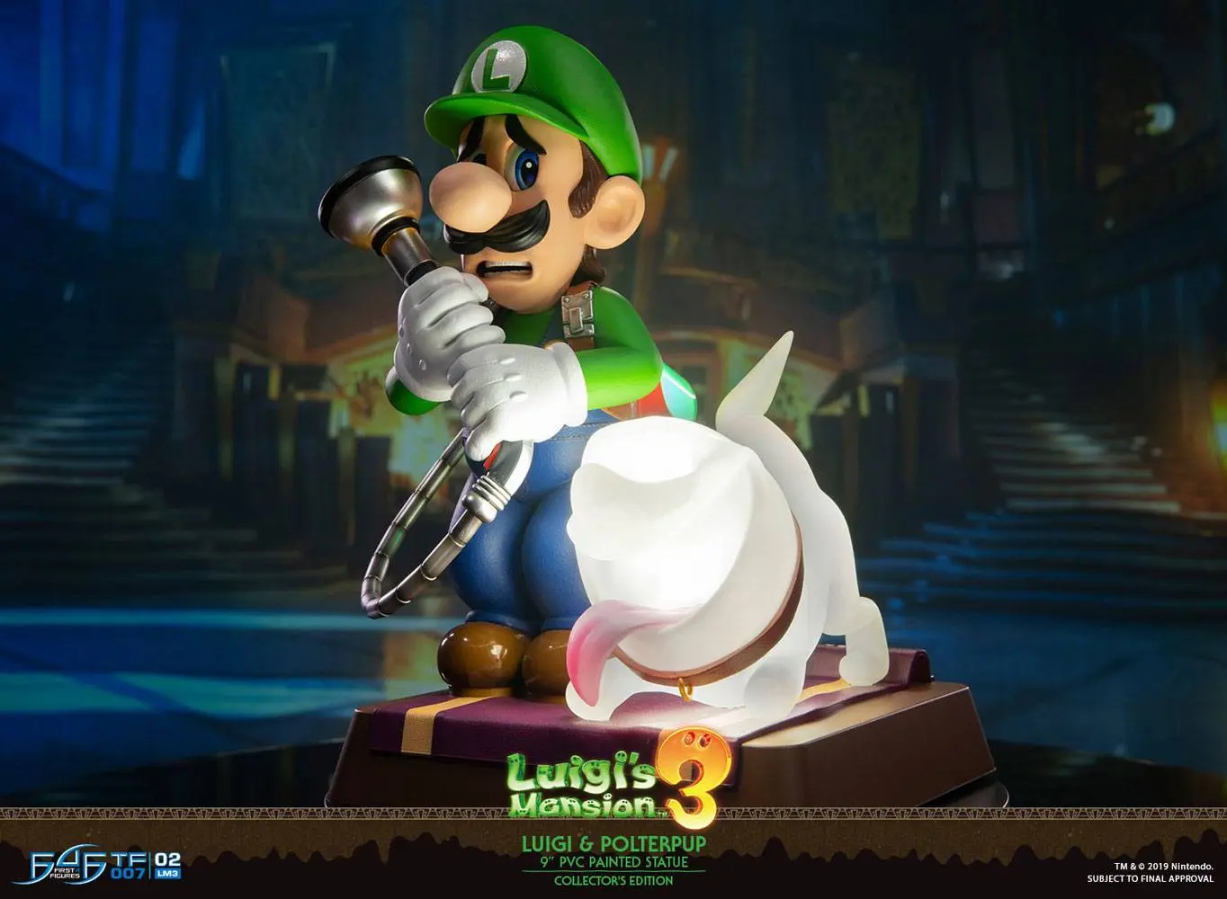 Luigi's Mansion 3 PVC soška Luigi & Polterpup Collector's Edition 23 cm fotografii produktu