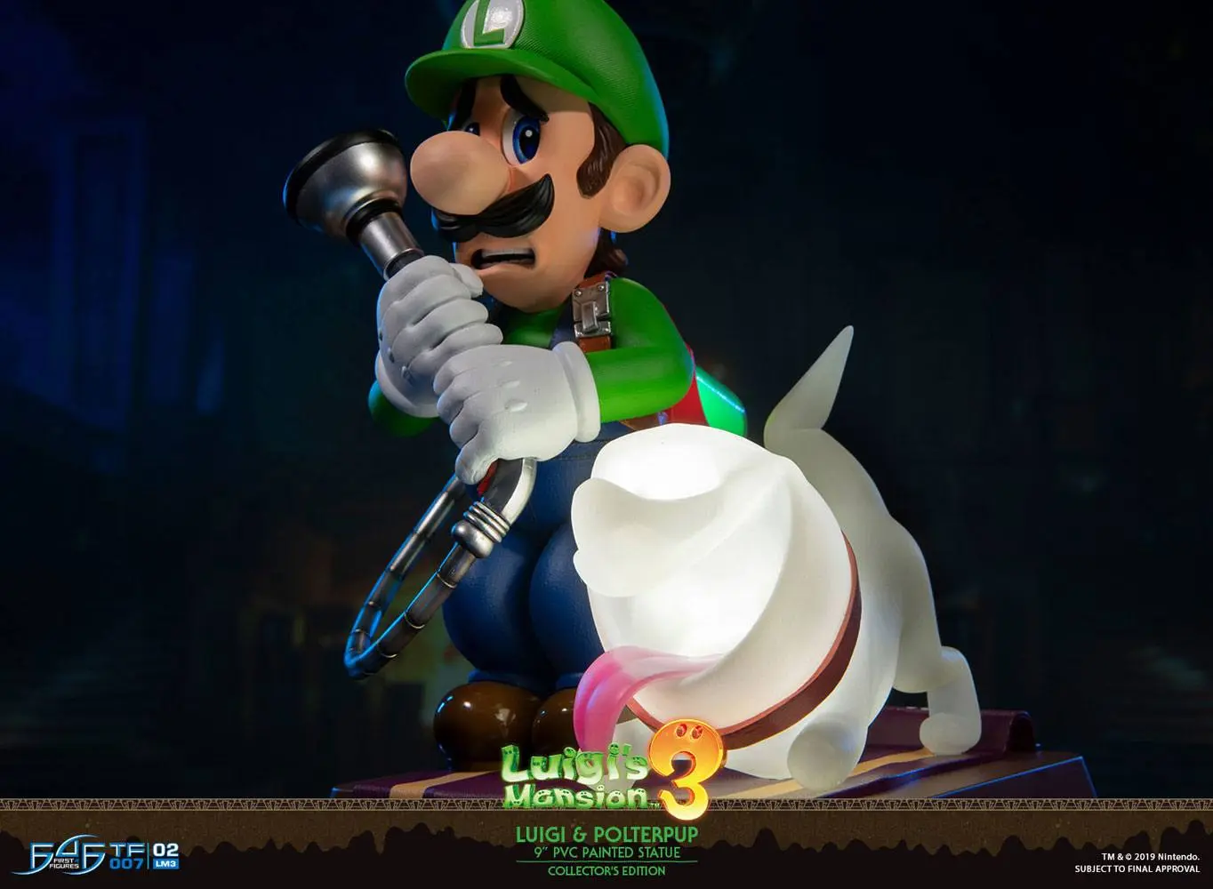 Luigi's Mansion 3 PVC soška Luigi & Polterpup Collector's Edition 23 cm fotografii produktu