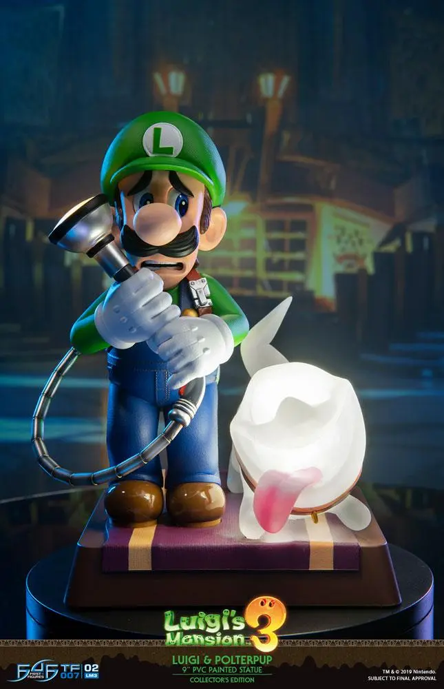 Luigi's Mansion 3 PVC soška Luigi & Polterpup Collector's Edition 23 cm fotografii produktu