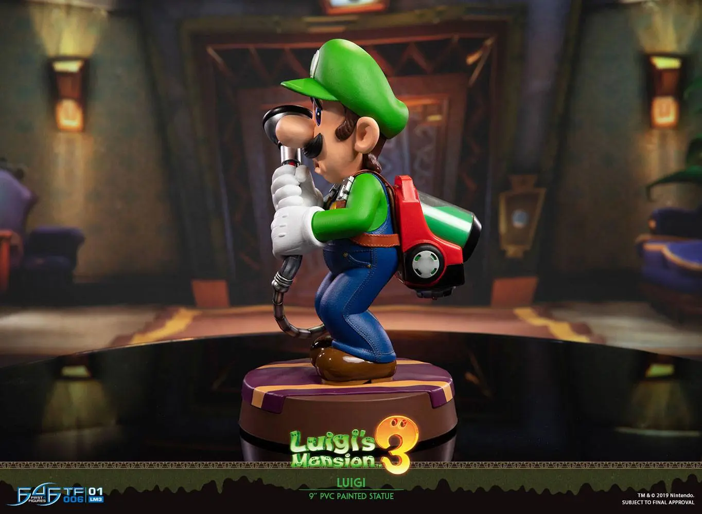 Luigi's Mansion 3 PVC socha Luigi 23 cm fotografii produktu