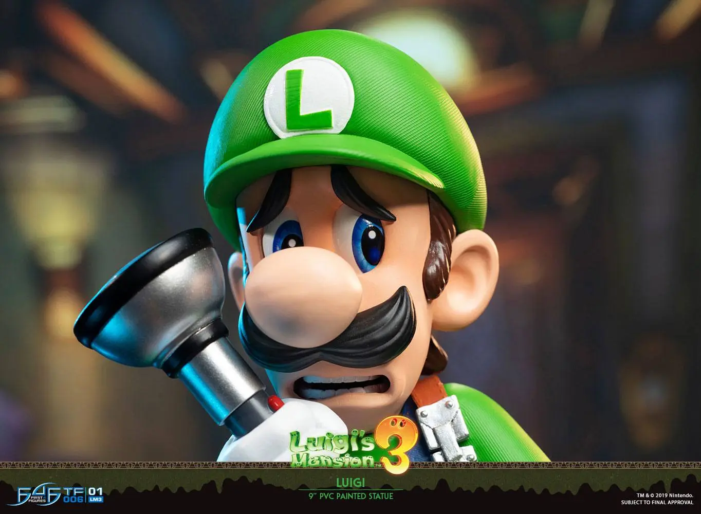 Luigi's Mansion 3 PVC socha Luigi 23 cm fotografii produktu